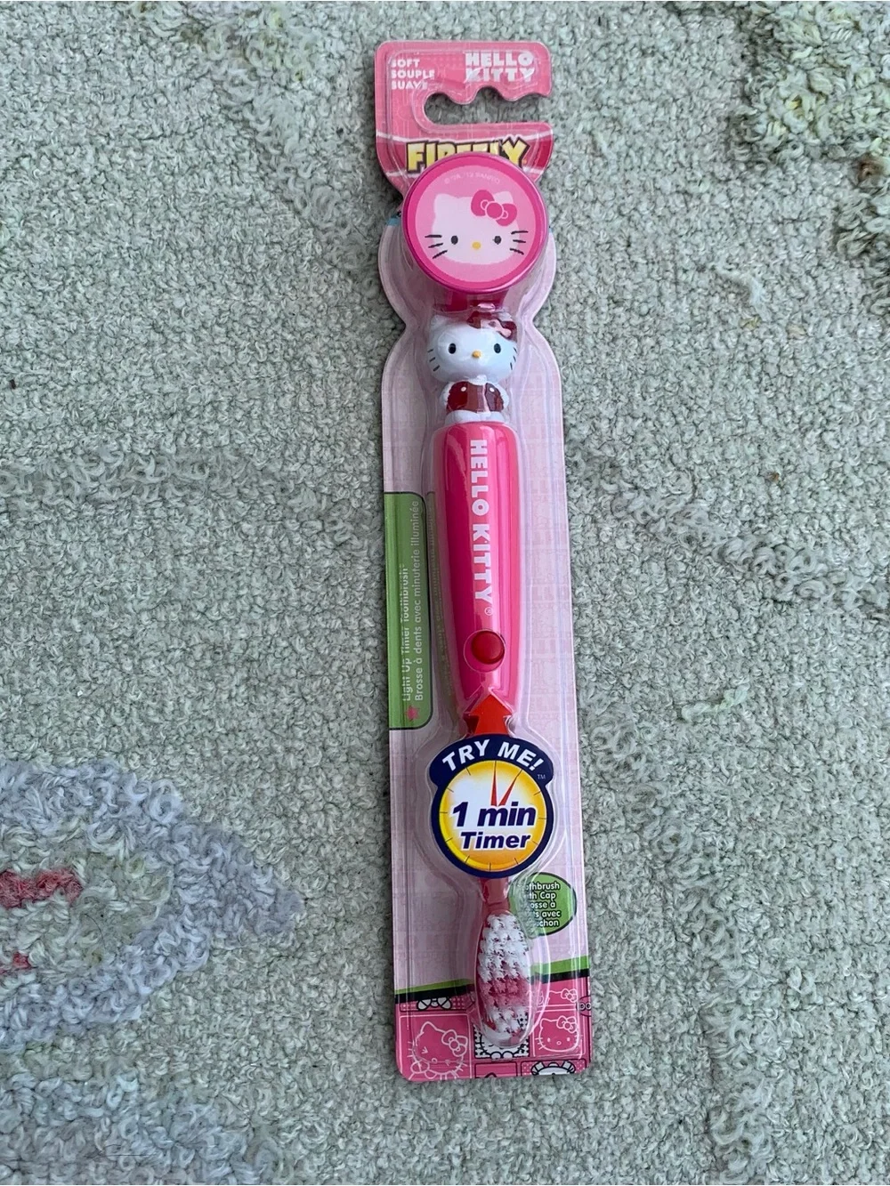 Lot of 2 Hello Kitty and Crayola kids toothbrushes
